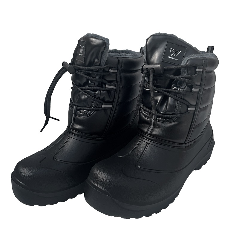 ウインターライトブーツ KP-541 ブラック 釣り フィッシングシューズ 内ボア 防寒 軽量 フィッシング 長靴 WAVE GEAR