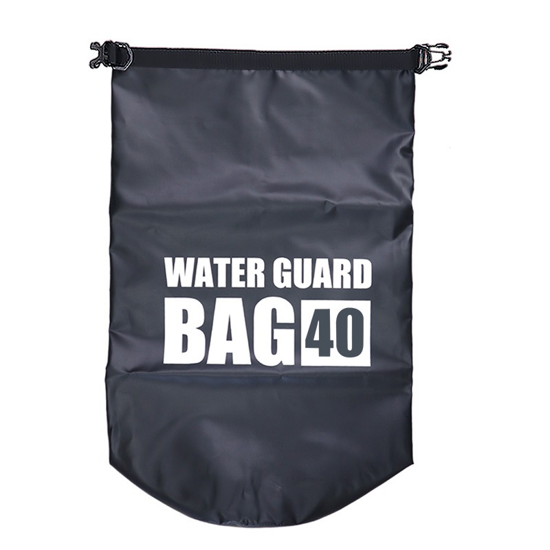 防水バッグ 40L ドライバッグ 釣り アウトドア 海 キャンプ ターポリン ロールトップ 完全防水 ショルダーベルト付 防災 レジャー ウォーターガードバッグ KP-506 WAVE GEAR