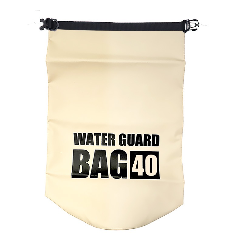 防水バッグ 40L ドライバッグ 釣り アウトドア 海 キャンプ ターポリン ロールトップ 完全防水 ショルダーベルト付 防災 レジャー ウォーターガードバッグ KP-506 WAVE GEAR