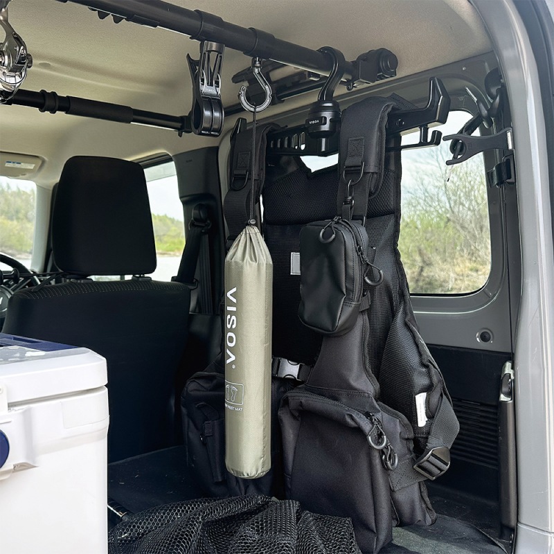 足マット 着替え用足置きソフトマット カラビナ付 釣り 珪藻土入り 収納袋付 メジャー付 裏面ラバーマット 吸水 コンパクト クッション性 持ち運び オリーブドラブ UA25 VISOA ビソア 槌屋ヤック 取り寄せ商品