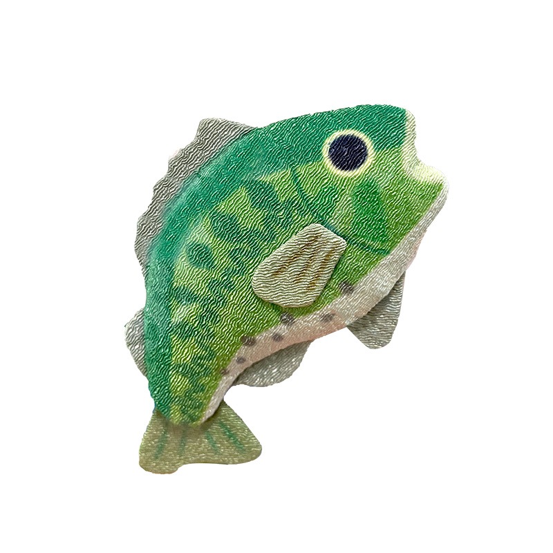 お魚ブローチ 魚 安全ピン 釣り バッグ 帽子 安全ピン アクセサリー ギフト プレゼント 日本製 FK