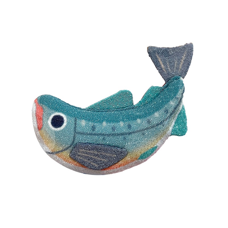 お魚ブローチ 魚 安全ピン 釣り バッグ 帽子 安全ピン アクセサリー ギフト プレゼント 日本製 FK