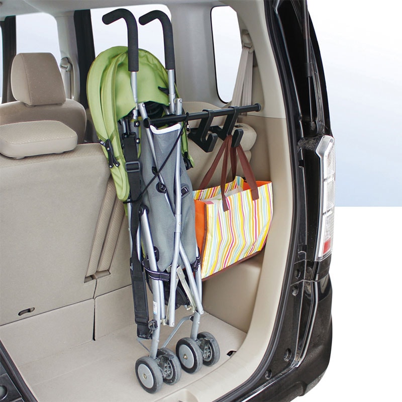 ヘッドレストバー ヘッドレストフック 車用 収納 マルチバー 車内収納 シートバック 後部座席 釣り具収納 2個使用で 釣り竿 積載 ロッド対応 フック付き 耐荷重5kg カー用品 RV69 VISOA ビソア 槌屋ヤック 取り寄せ商品