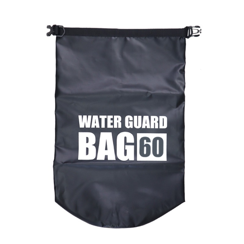 防水バッグ 60L ドライバッグ 釣り アウトドア 海 キャンプ ターポリン ロールトップ 完全防水 ショルダーベルト付 防災 レジャー ウォーターガードバッグ KP-507 WAVE GEAR
