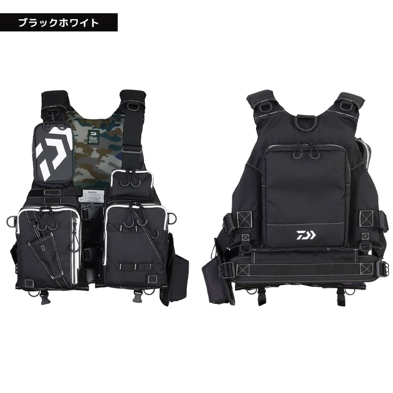 ダイワ ライフジャケット DF-6224 フロートゲームベスト 釣り フローティングベスト 着丈48cm 浮力7.5kg 大型ポケット搭載 フィッシングベスト 磯 堤防  DAIWA