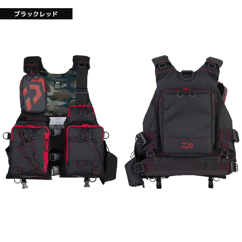 ダイワ ライフジャケット DF-6224 フロートゲームベスト 釣り フローティングベスト 着丈48cm 浮力7.5kg 大型ポケット搭載 フィッシングベスト 磯 堤防  DAIWA