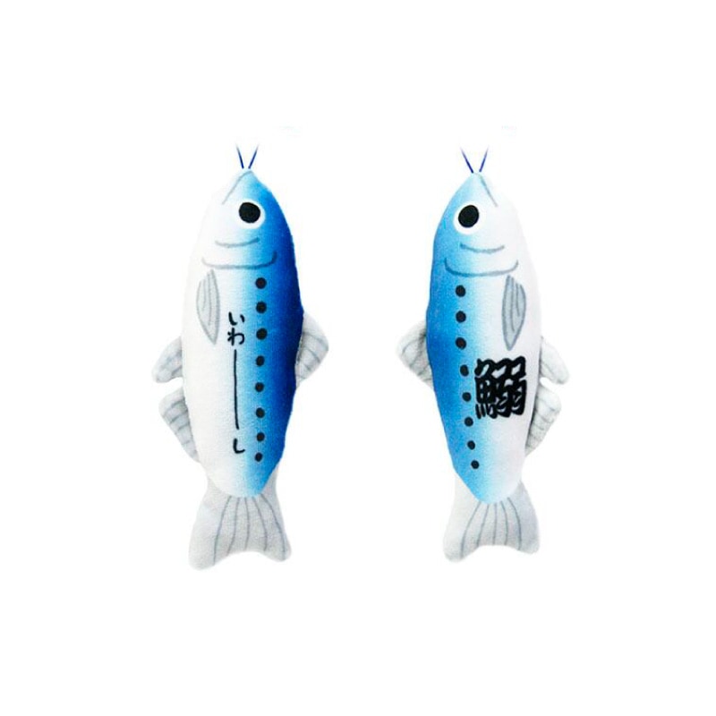 のびお魚シリーズ ストラップ 釣り マスコット ぬいぐるみ