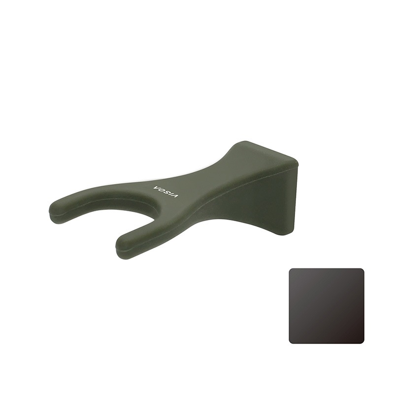 ロッドキーパー 1本用 オリーブドラブ 車用 マグネット ロッドホルダー 車外 竿受け ロッドスタンド 仮置き 磁石 釣り 鉄板ベース付属 傷防止シリコン カーアクセサリー 竿 UA4 ビソア VISOA 槌屋ヤック 取り寄せ商品