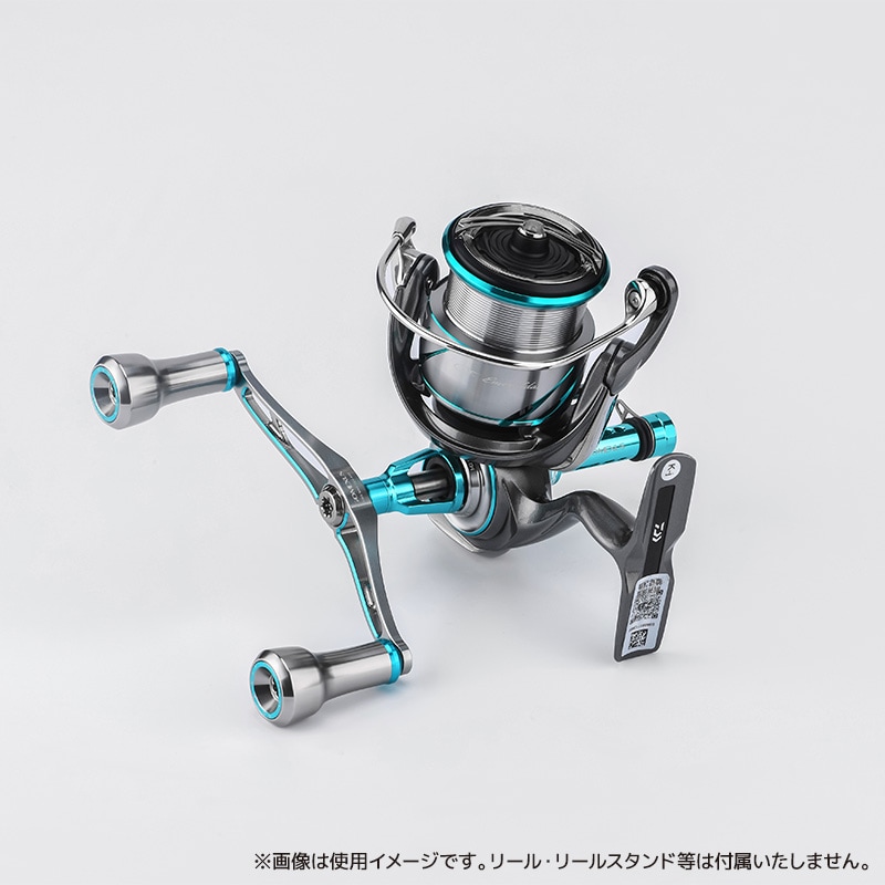 ゴメクサス エギング ダブルハンドル 超軽量 29g Air Sense 98 エメラルダス ダイワ用 スピニングリール カスタムハンドル 超々ジュラルミン 98mm シルバー 交換 カスタムパーツ イカ 釣り GOMEXUS H2S98YA0220A02TNEM2