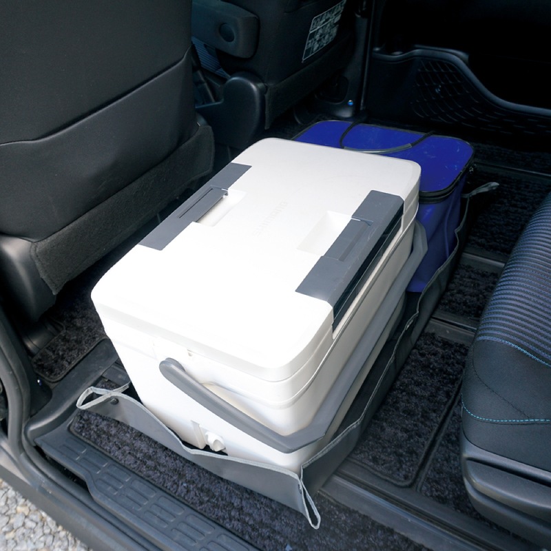 立体トランクシートS 防水 汎用 車 ラゲッジマット トランクマット トレイ型 軽自動車 コンパクトカー 後部座席 背面 床 保護 アウトドア 釣り 荷物 積載 汚れ防止 折りたたみ ブラック UA8 VISOA ビソア 槌屋ヤック 取り寄せ商品