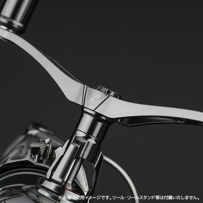ゴメクサス エギング ダブルハンドル 超軽量 30g Air Sense 98 ステラカラー シマノ用 スピニングリール カスタムハンドル 超々ジュラルミン 98mm ガンメタ 交換 カスタムパーツ イカ 釣り GOMEXUS H1S98YA0220A02STST