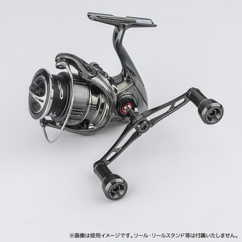 ゴメクサス エギング ダブルハンドル 超軽量 30g Air Sense 98 ステラカラー シマノ用 スピニングリール カスタムハンドル 超々ジュラルミン 98mm ガンメタ 交換 カスタムパーツ イカ 釣り GOMEXUS H1S98YA0220A02STST