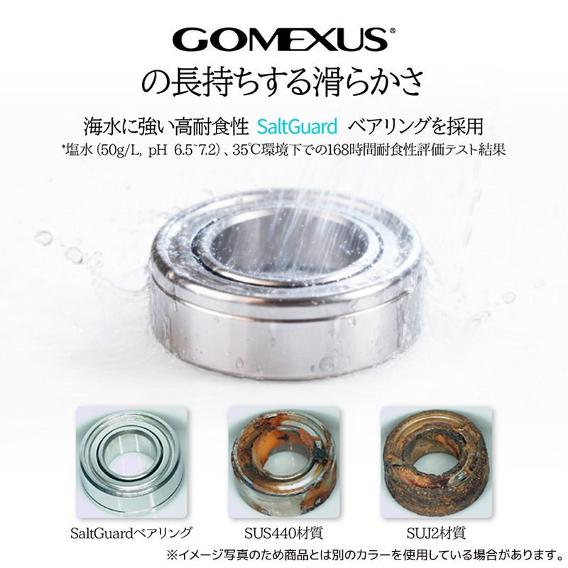 ゴメクサス エギング ダブルハンドル 超軽量 30g Air Sense 98 ステラカラー シマノ用 スピニングリール カスタムハンドル 超々ジュラルミン 98mm ガンメタ 交換 カスタムパーツ イカ 釣り GOMEXUS H1S98YA0220A02STST