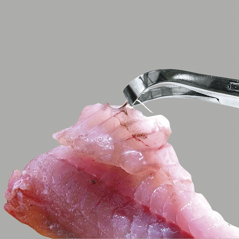 小骨抜き プライヤー 魚 骨抜き 抜けない 抜きやすい PX424F プロックス PROX ステンレス 製 魚調理 骨取り 調理器具 平刃 細刃 2種 鯵 鯛 刺身 釣り 便利 グッズ フィッシング