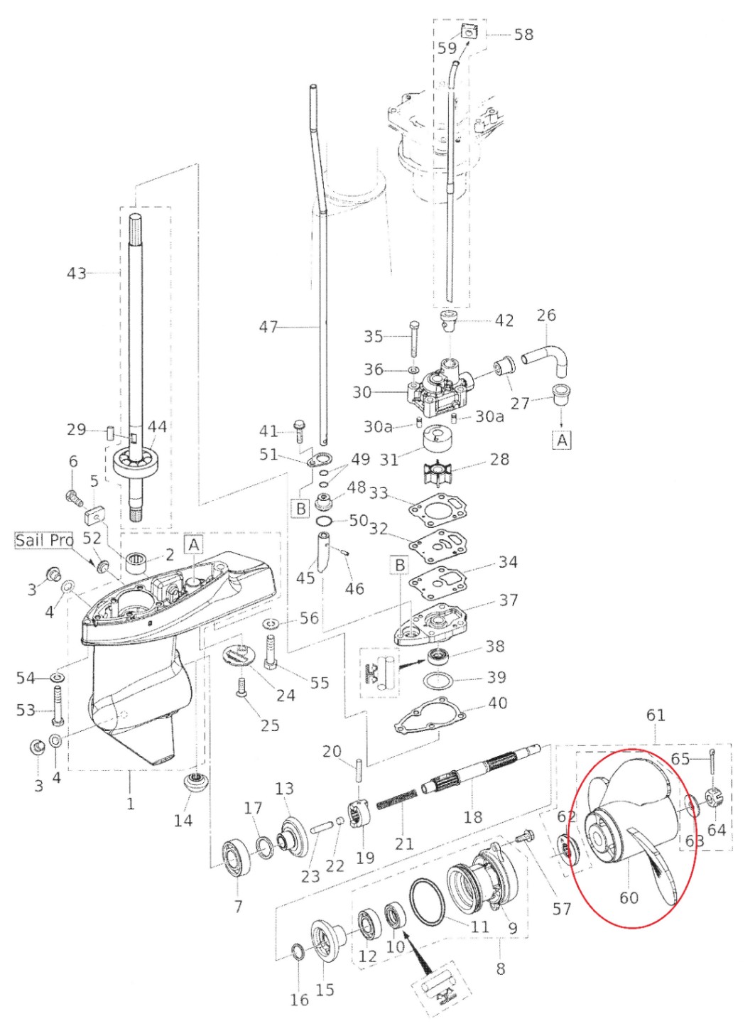Amazon | トーハツ 船外機 純正部品 プロペラアッシ 7ピッチ