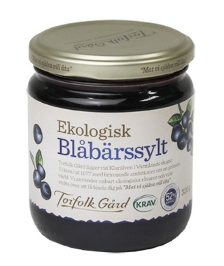 ブルーベリージャム（トルフォークゴード） 320g | 北欧グルメ,北欧