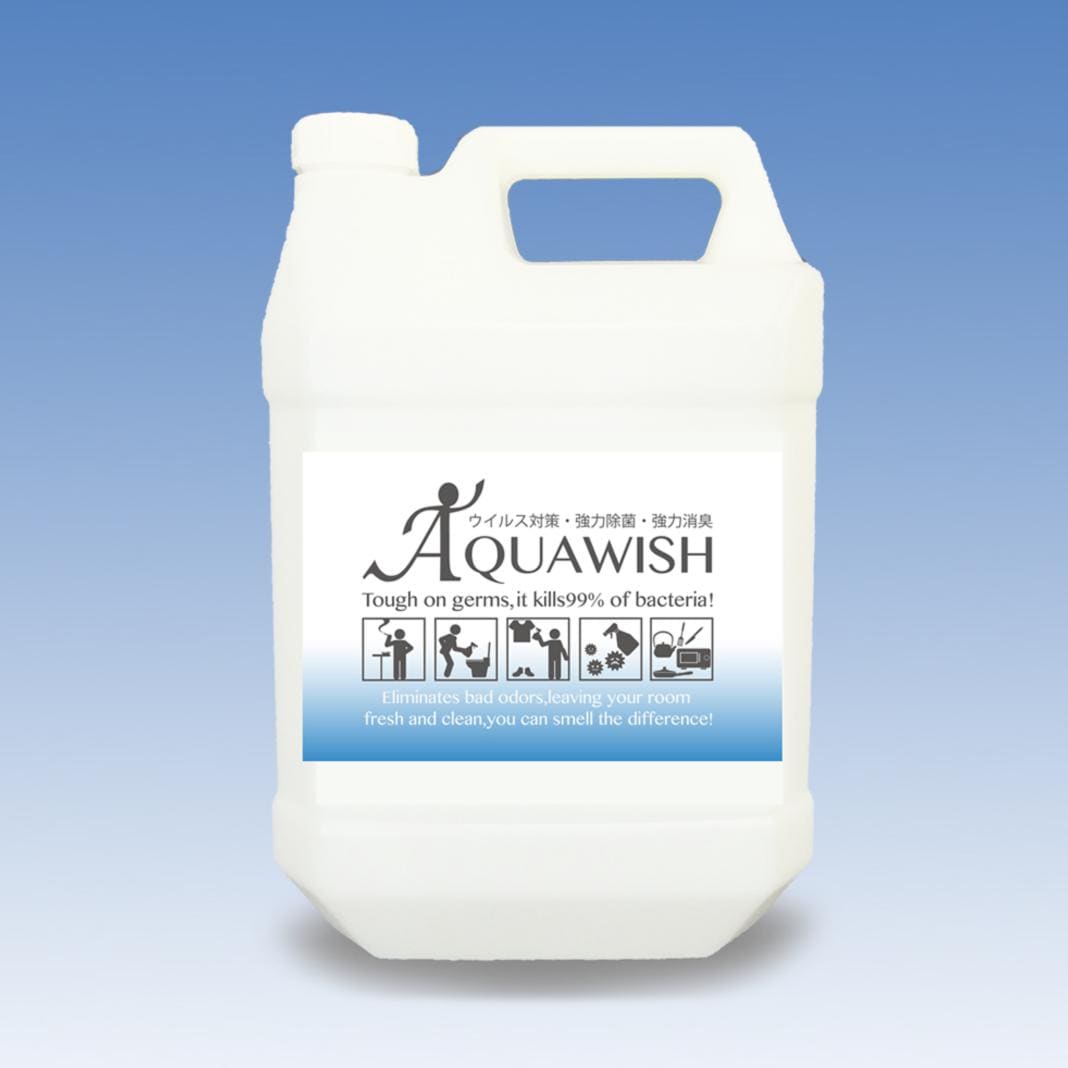 アクアウイッシュ】詰め替え用4L 電解次亜水 | ノロウィルス
