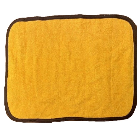 業務用サウナマット】タオル地サウナマットゴールド 70cm×130cm