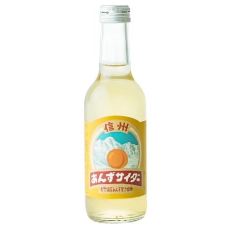 信州杏サイダー 245ml 24本【地サイダー：長野】｜ 友桝飲料