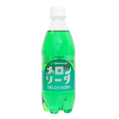（納期遅延）メロンソーダ(友桝)500ml 24本｜ 友桝飲料