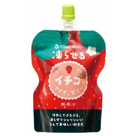 果実アイス＆ゼリー】イチゴ 130g 30本｜ 友桝飲料