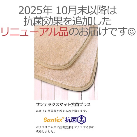 ＜リニューアル＞【１人用サウナマット】 サンテックスマット抗菌プラス 40×60cm
