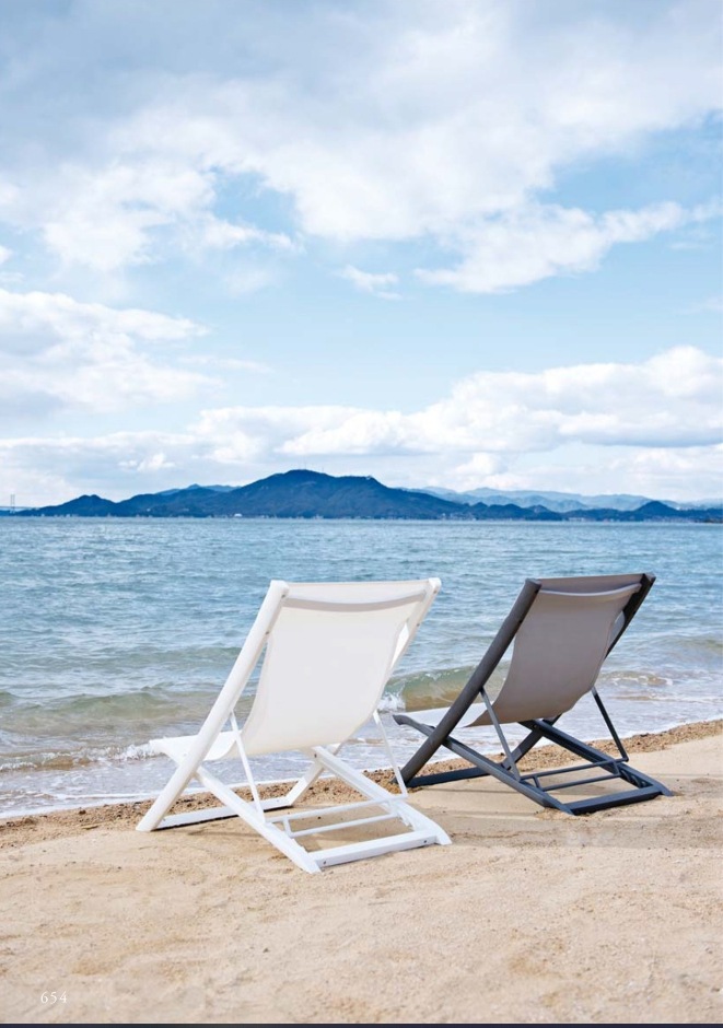 【露天用ガーデンチェア】 サンセットサンラウンジャー　２色