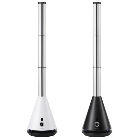 空気清浄+脱臭機能付 羽なし扇風機 スリムタワーサーキュレーター　２色｜クレスター