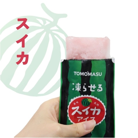 【果実アイス】スイカ 80g 36本｜ 友桝飲料
