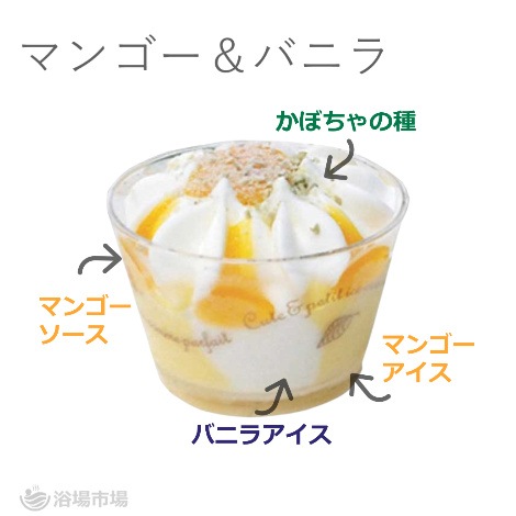 【パフェ風カップアイス】プチパフェ　90ml×24個