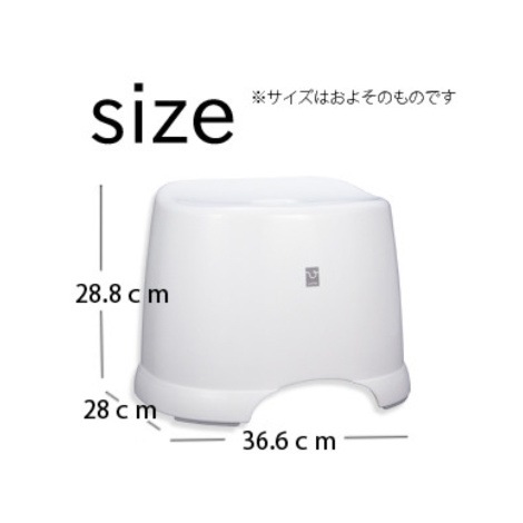 アンティプロ Untie Pro 風呂椅子角HK-UPR｜シンカテック