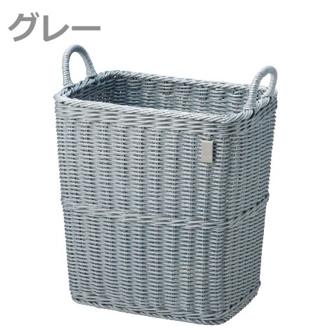 洗える抗菌素材 脱衣バスケット  W41×D31×H44(52)cm｜サンリツ