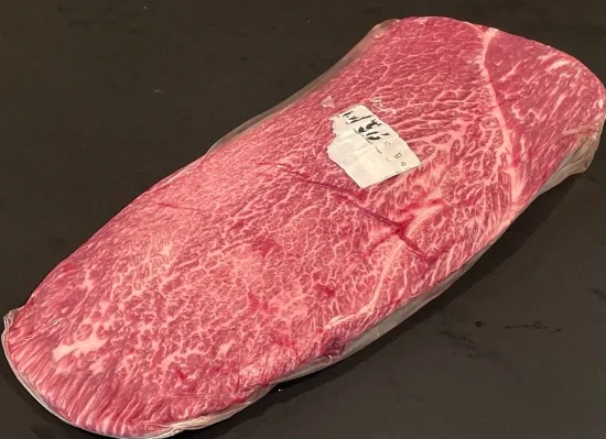 【不定貫】黒毛和牛ミスジ/チルド　経産牛/切るだけスペック　約1.5㎏～2.5kg