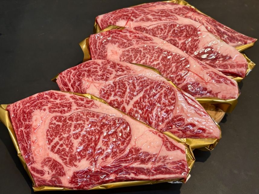 【05 BBQ様】黒毛和牛リブロースステーキ　【A4/経産牛】