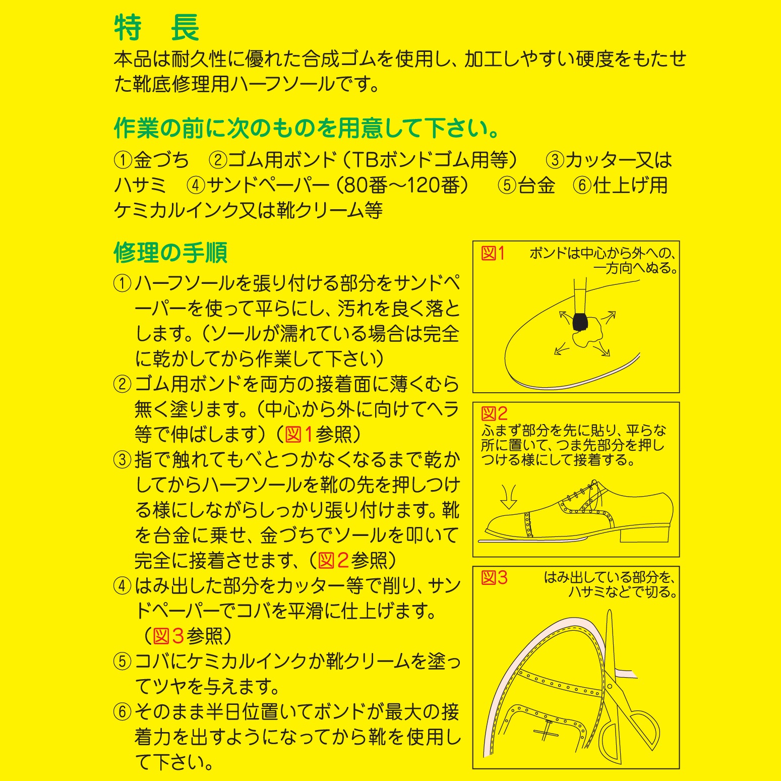プロが使う靴底修理パーツ 777ソール/787ソール