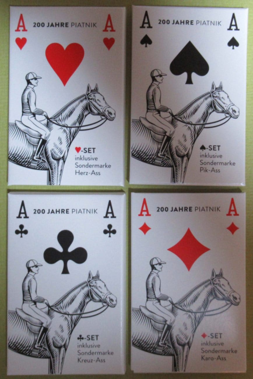 再掲）トランプ切手セット（オーストリア,2024年）