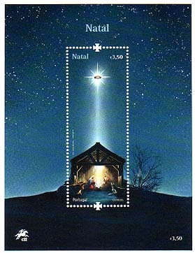 再掲）LED添付切手（ポルトガル,2019）