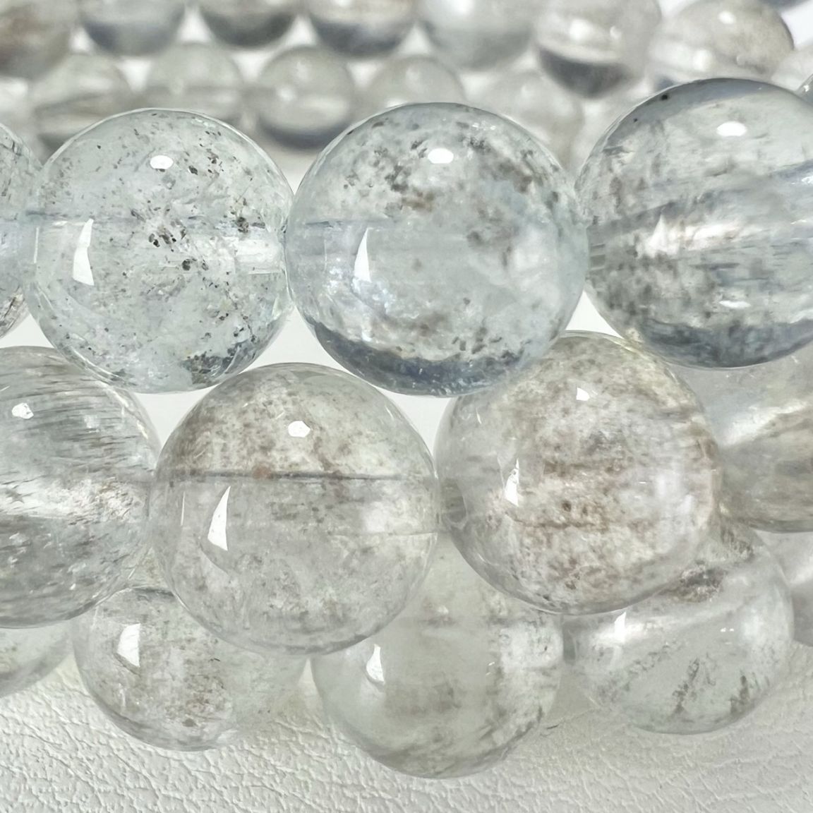 モスアクアマリン　7mm　ブレスレット