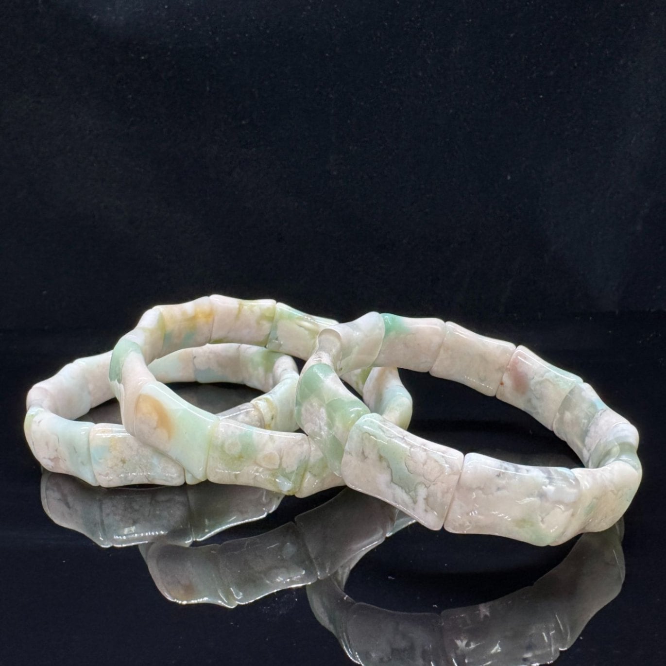 モスアゲート 14mm バングル｜Arancia Stone アランシアストーン公式通販