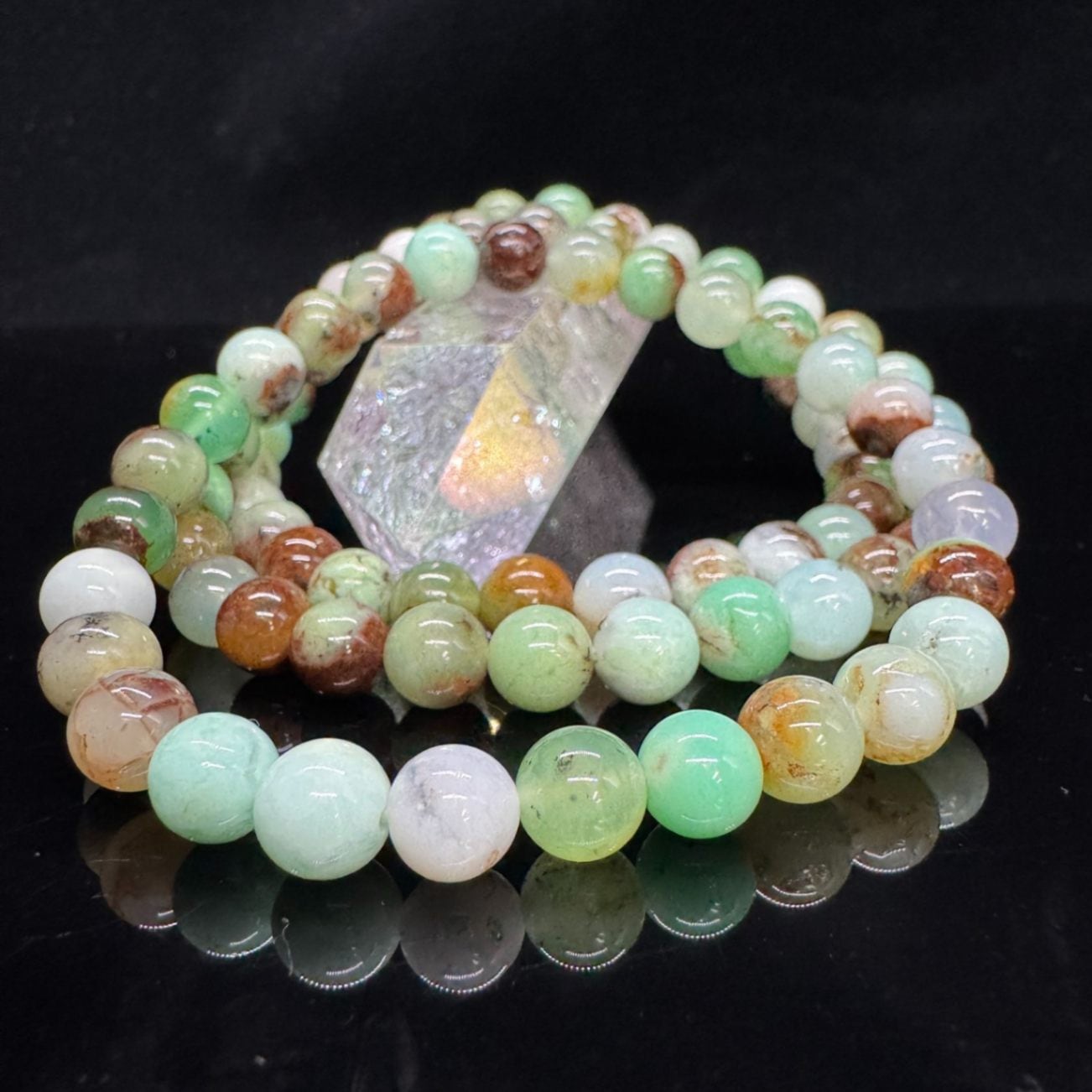 クリソプレーズ①ブレスレット cat_chrysoprase_bracelet-