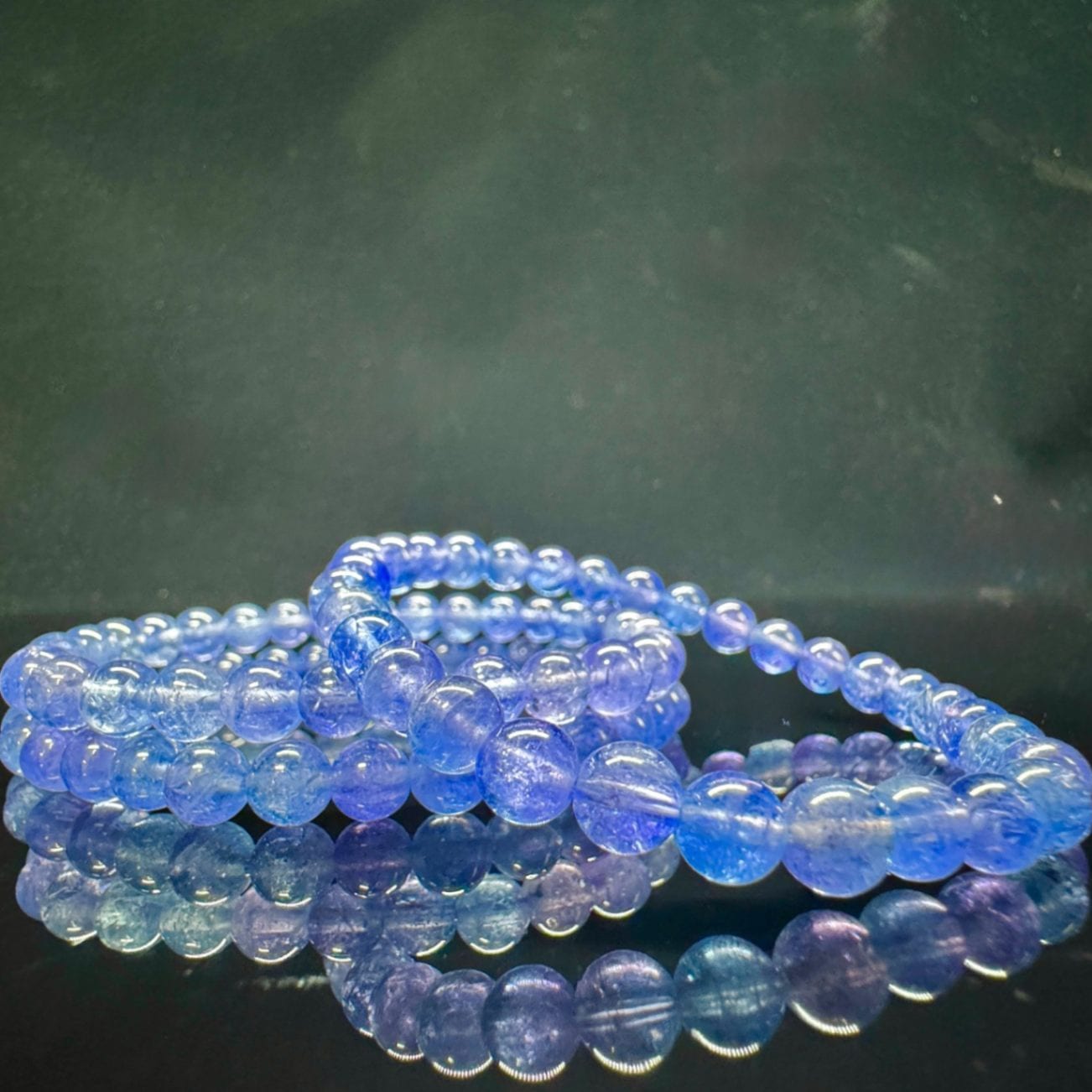 高品質】宝石質タンザナイト 6mm ブレスレット｜Arancia Stone