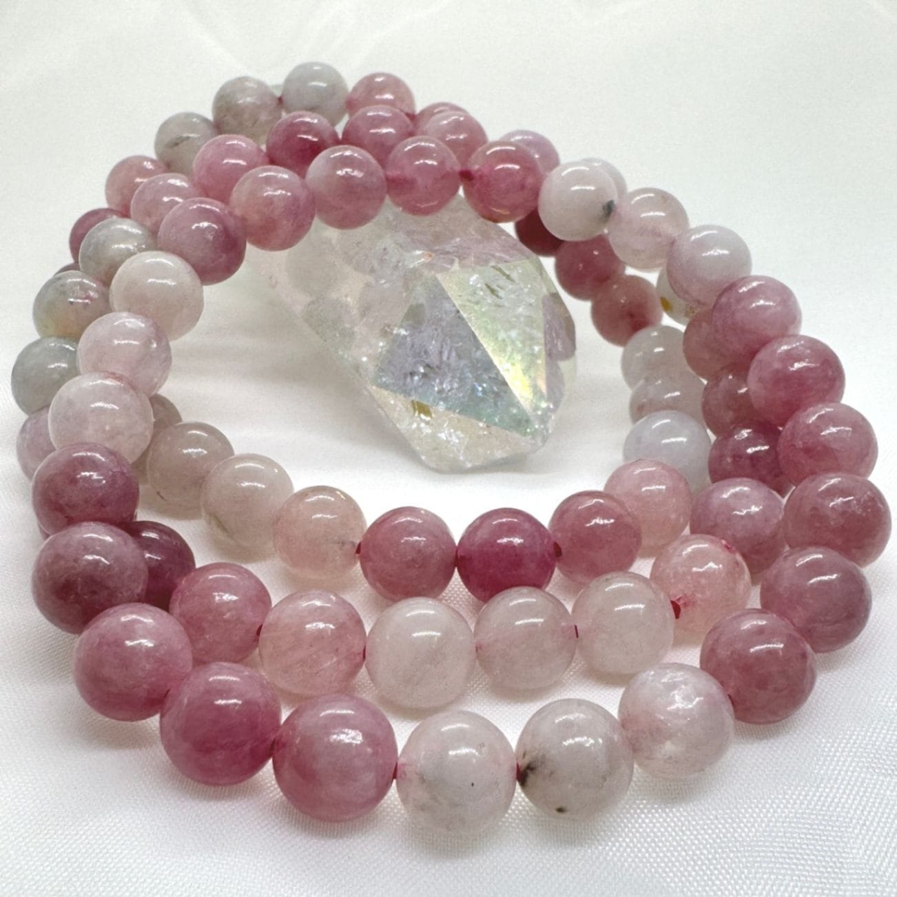 梅花トルマリン 12mm ブレスレット｜Arancia Stone アランシア