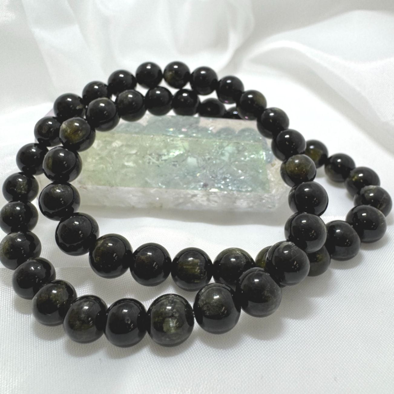 梅花トルマリン 12mm ブレスレット｜Arancia Stone アランシア