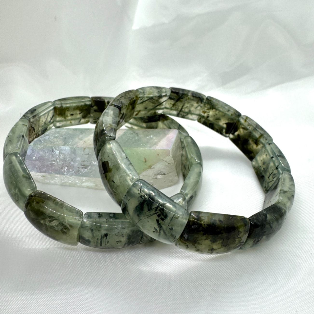 ゴールデンプレナイト 12mm ブレスレット｜Arancia Stone