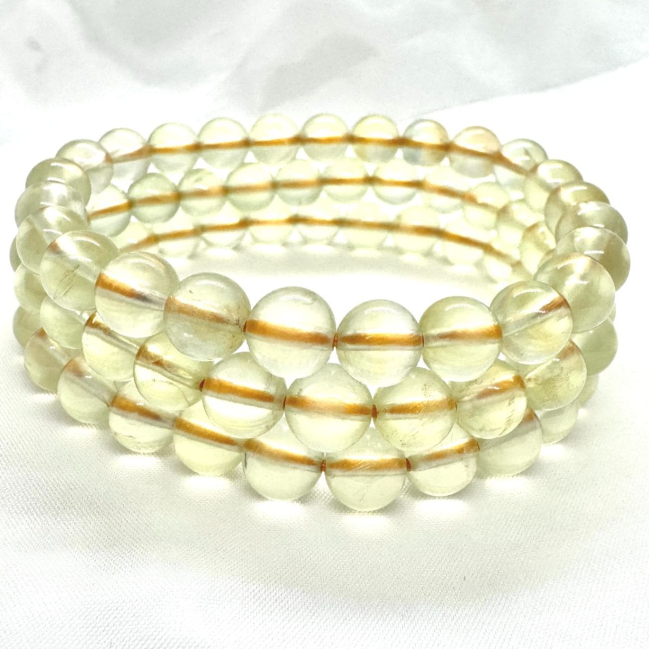 ゴールデンプレナイト 12mm ブレスレット｜Arancia Stone