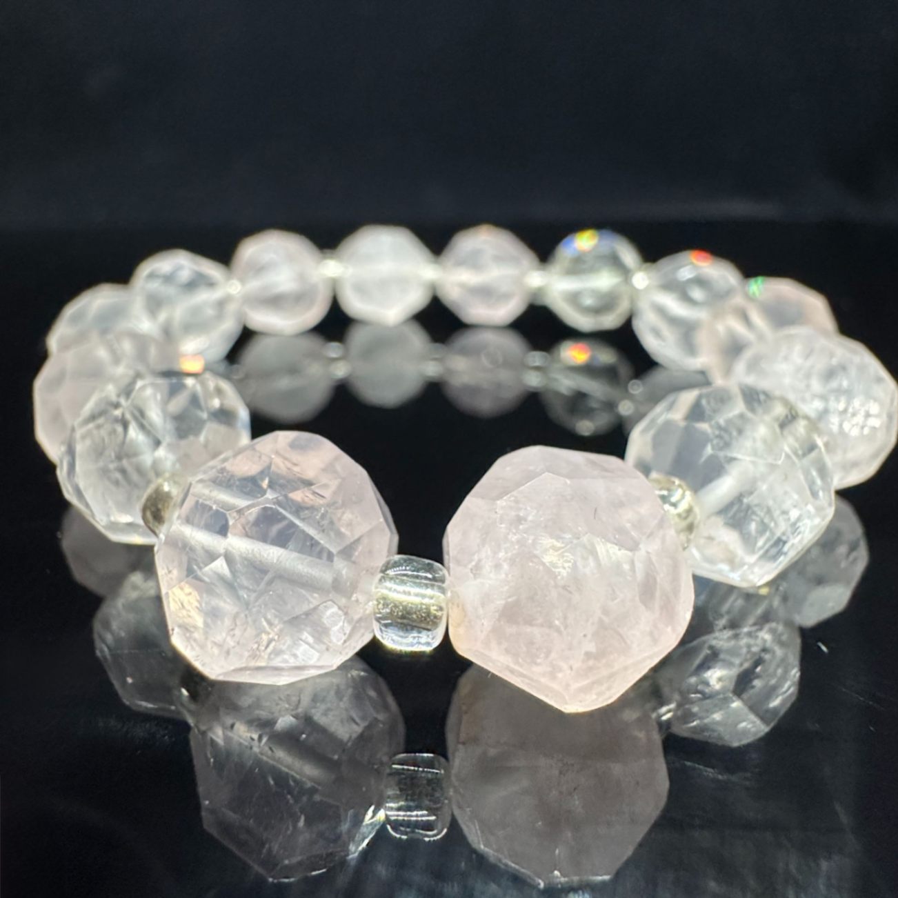 ローズクォーツ ブレスレット マカバスター｜Arancia Stone アランシア