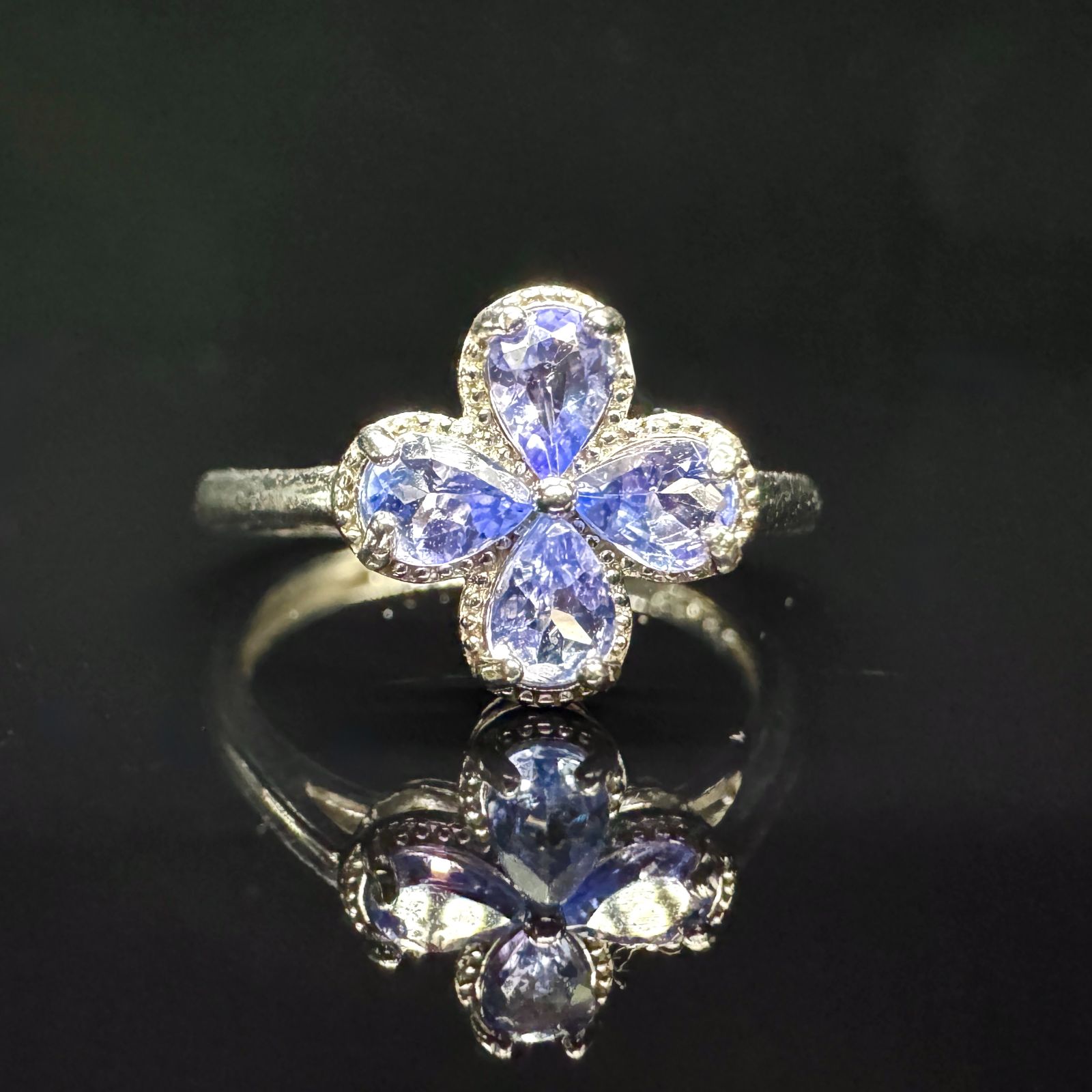 激レア【新品】ニードルイントパーズフリーサイズリング sv925 未処理 ブルートパーズ SV925 フリーサイズリング ハーフエタニティ スクエア