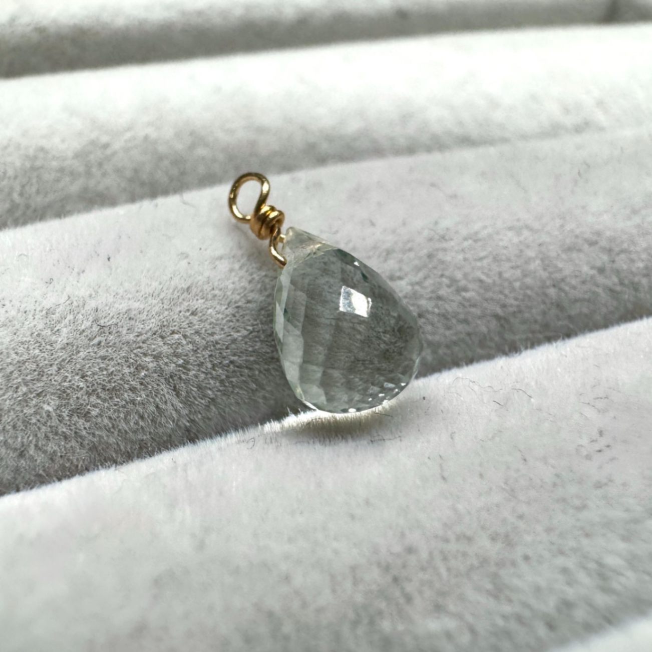 ⭐️K⭐️　アイリスクォーツ多面カット　ペンダントトップNo.1027 ⭐️K⭐️様専用 アイリスクォーツ多面カット ペンダントトップ