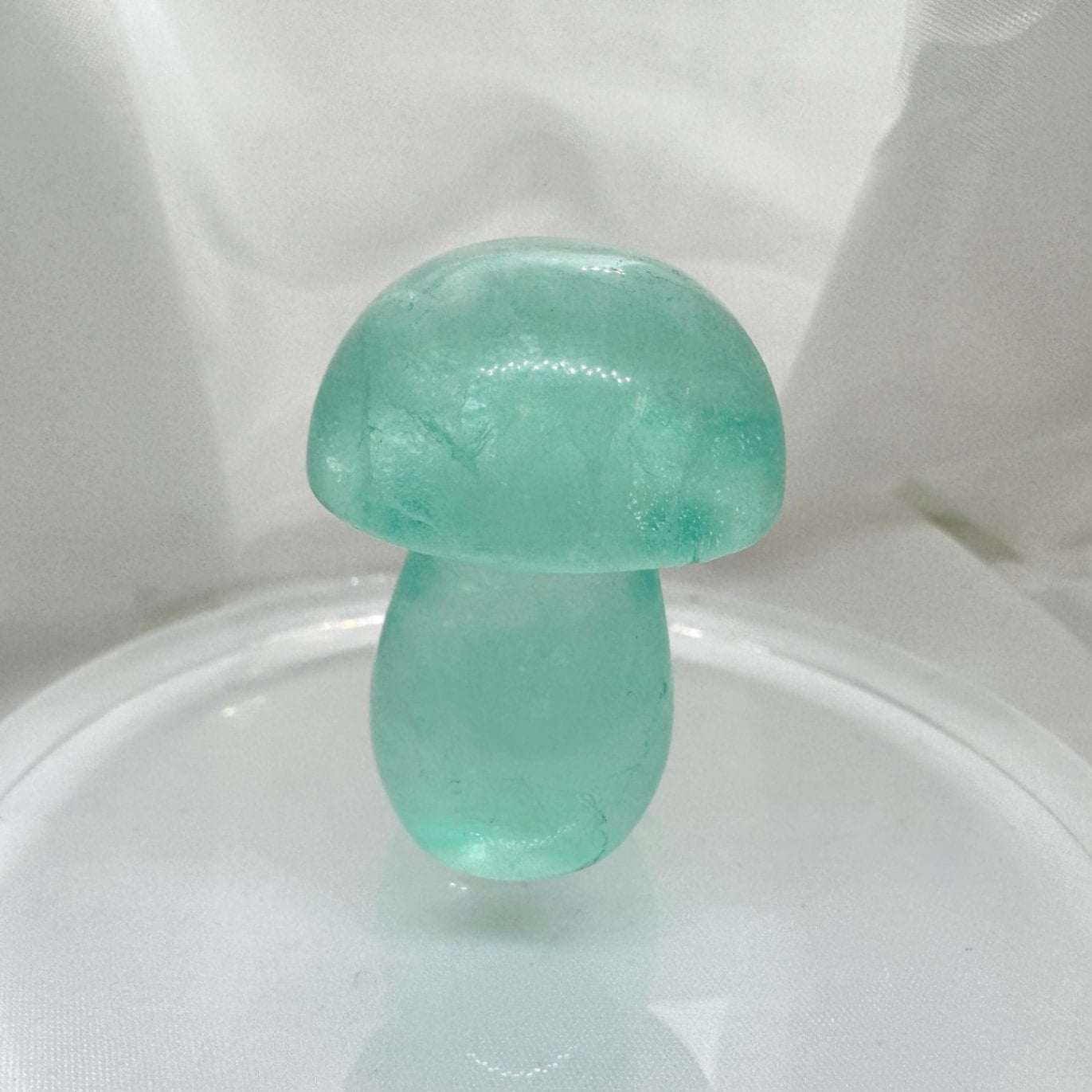 のんたん＊オレンジフローライト&MOPリーフカービング＊チャーム バイカラーフローライト | STORES