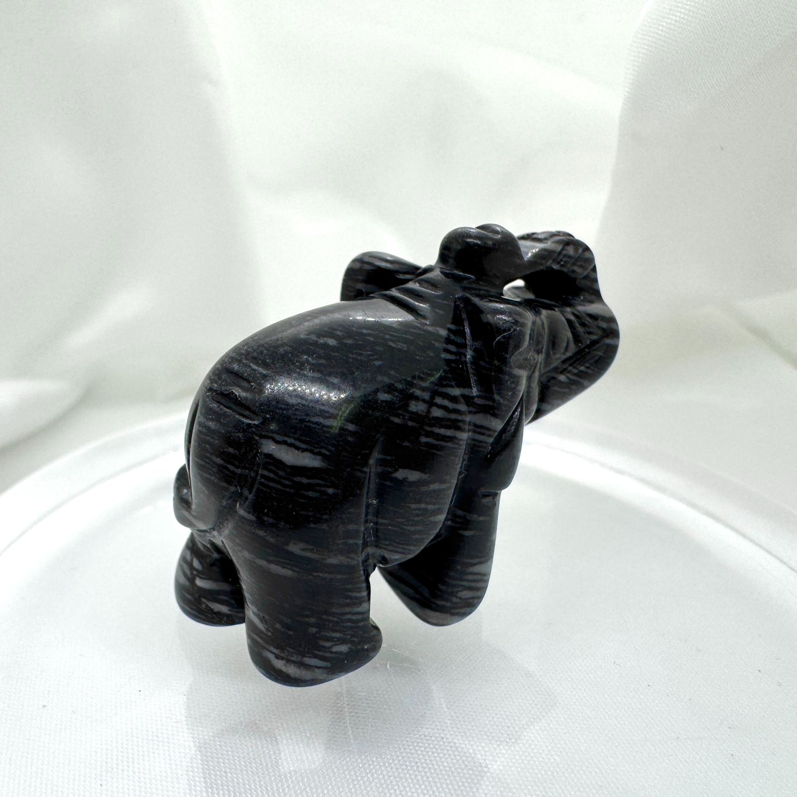 ブラックピカソジャスパー ゾウ｜Arancia Stone アランシアストーン